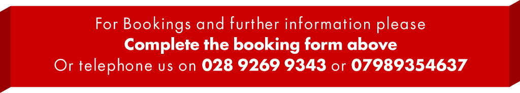 Myles Greenfield Skills Workshop - For Bookings and further information please Complete the booking form above Or Telephone us on 02892 69 9343 or 07989354637